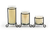 Scroll Pillar Sleever Kerzenhalter 198gr Glas