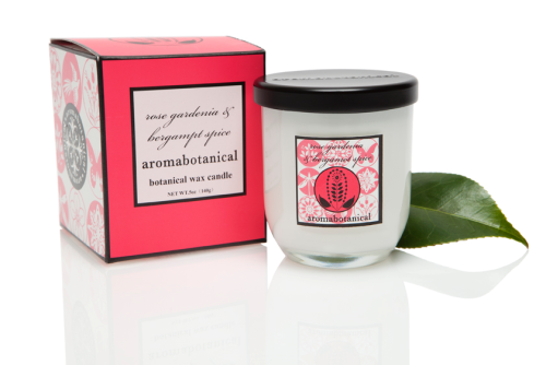 Aromakerze Rose Gardenia & Bergamot Spice 140g
