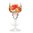 Fiery Autumn Crackle Votivkerzenglas mit Fuß 17 cm