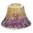Purple & Gold Smashed Mosaic Set 410/623g Glas
