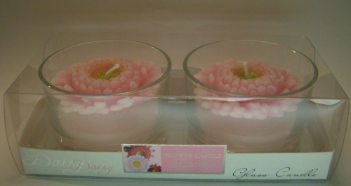 Blüten rosa im Glas