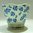 Vintage Blue Floral Votivkerzenhalter