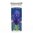 Royal Blue Iris Pillar Glaskerze 566g
