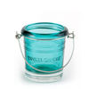 YC Bucket blue / green Votivkerzenglas