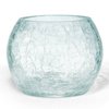 Bowl Crackle Blue Votivkerzenglas
