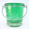 YC Bucket  Smaragdgrün Votivkerzenglas