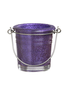 YC Bucket Purple Glitter Votivkerzenglas