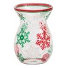 Red & Green Snowflakes Melt-Warmer