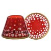 Red and Gold Snowfall Set 104gr Glas