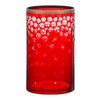 Red and Gold Snowfall Jar Kerzenhalter 410/623g